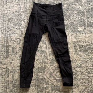 Black Lululemon Wunder Under 7/8 Leggings💫
